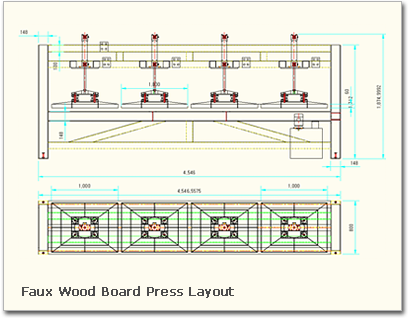 Faux Wood Board Press Layout