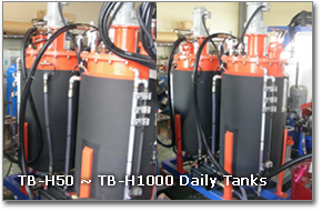 TB-H50 ~ TB-H1000 Daily Tanks
